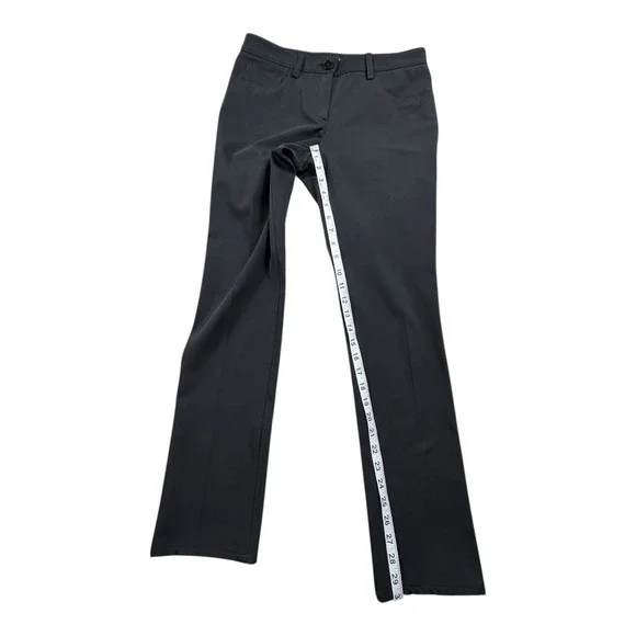 Theory Womens‎ Black Dress Pants Wool Blend Straight Leg Trousers Size 8 - Picture 7 of 7